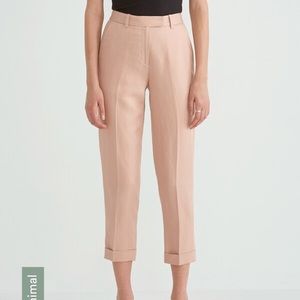 Frank & Oak Linen Cuffed Trousers